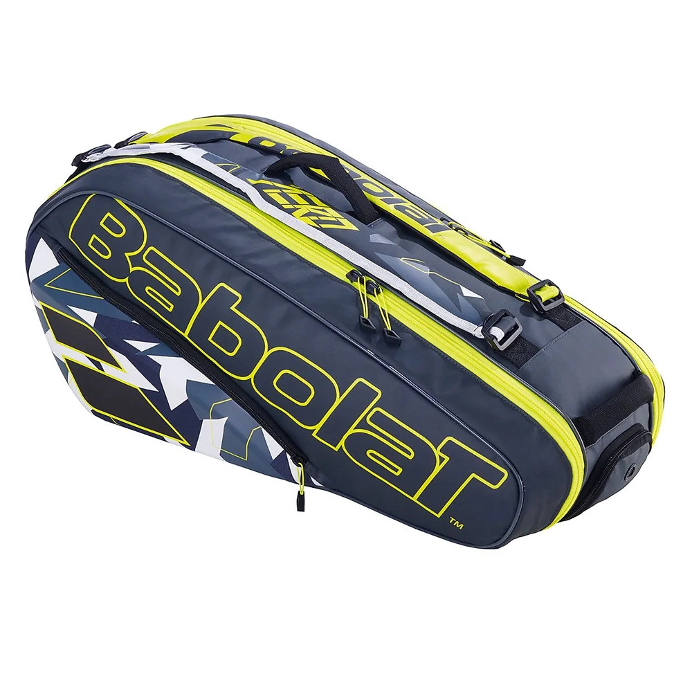 Túi Tennis Babolat Pure Aero X6 Grey/Yellow/White